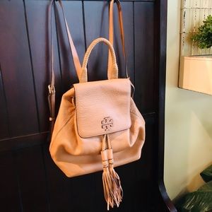 Tory Burch Taylor Saddle Leather Backpack